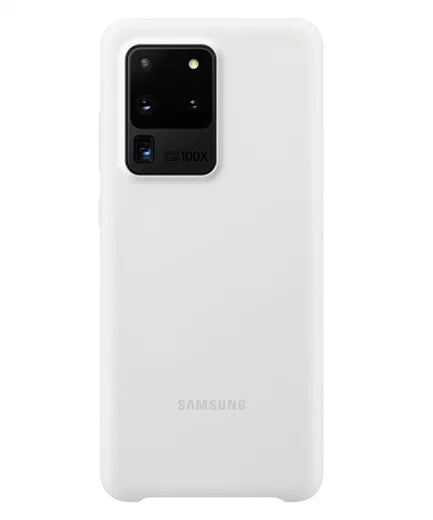 Origineel Samsung Galaxy S20 Ultra Hoesje Silicone Cover Wit afbeelding 1