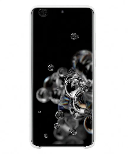 Origineel Samsung Galaxy S20 Ultra Hoesje Silicone Cover Wit afbeelding 2