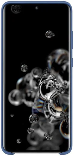 Origineel Samsung Galaxy S20 Ultra Hoesje Silicone Cover Donker Blauw afbeelding 3