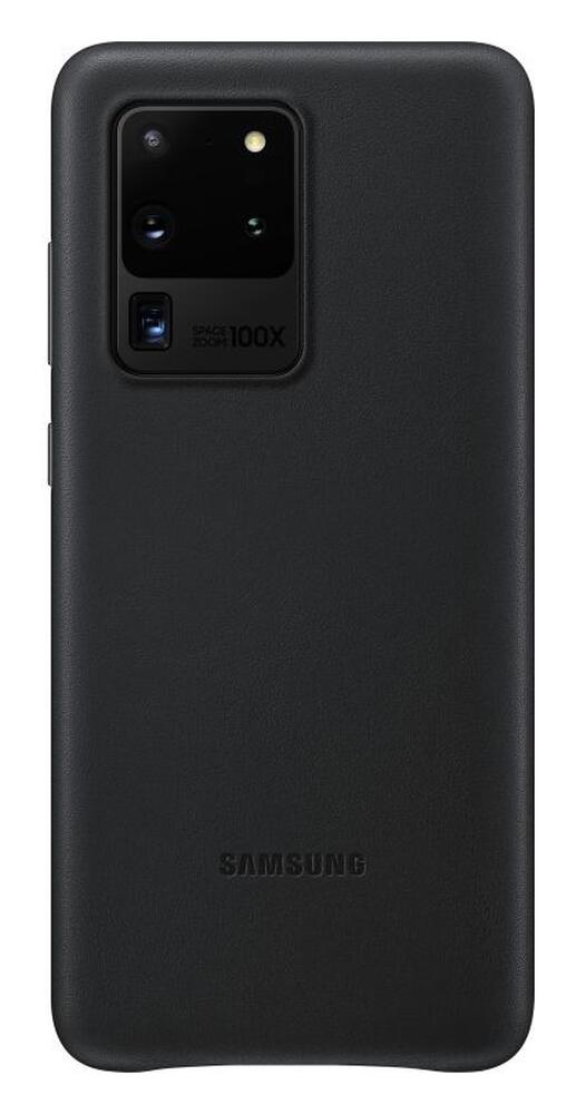 Origineel Samsung Galaxy S20 Ultra Hoesje Leather Cover Zwart afbeelding 1