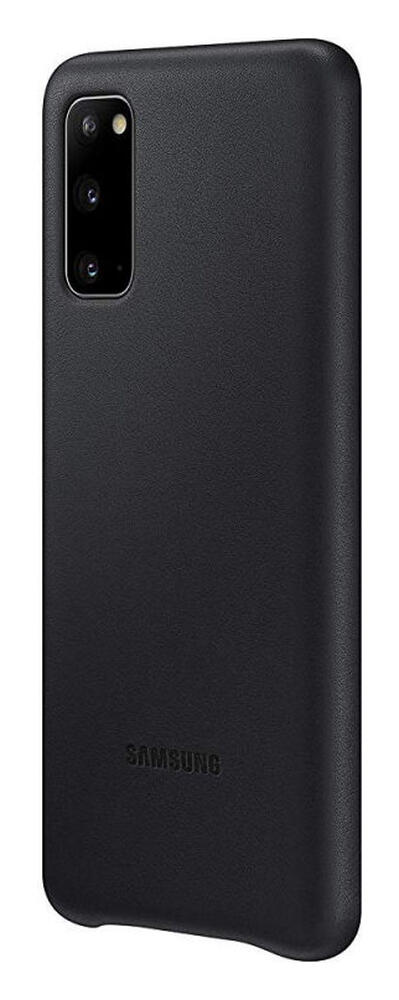 Origineel Samsung Galaxy S20 Ultra Hoesje Leather Cover Zwart afbeelding 3