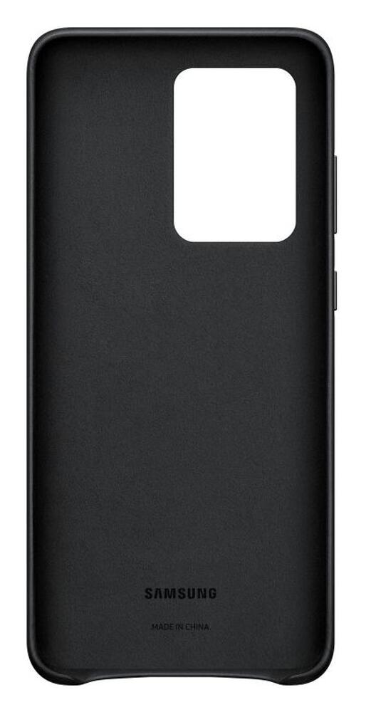 Origineel Samsung Galaxy S20 Ultra Hoesje Leather Cover Zwart afbeelding 4