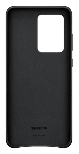 Origineel Samsung Galaxy S20 Ultra Hoesje Leather Cover Zwart afbeelding 4