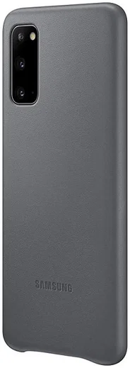 Origineel Samsung Galaxy S20 Ultra Hoesje Leather Cover Grijs afbeelding 3