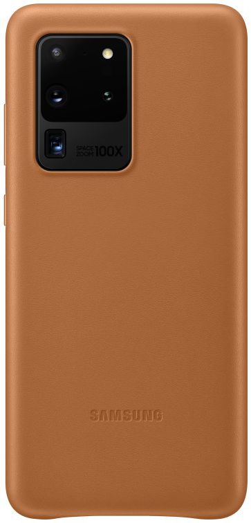 Origineel Samsung Galaxy S20 Ultra Hoesje Leather Cover Bruin afbeelding 1