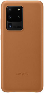 Origineel Samsung Galaxy S20 Ultra Hoesje Leather Cover Bruin