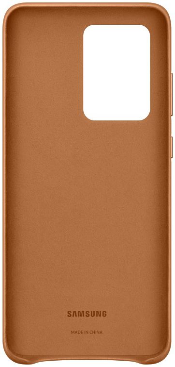 Origineel Samsung Galaxy S20 Ultra Hoesje Leather Cover Bruin afbeelding 4