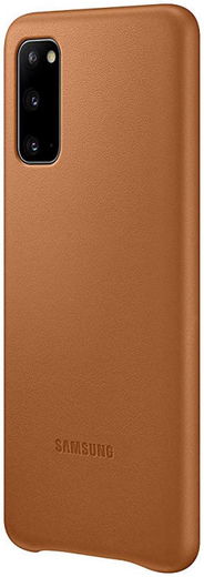 Origineel Samsung Galaxy S20 Ultra Hoesje Leather Cover Bruin afbeelding 3
