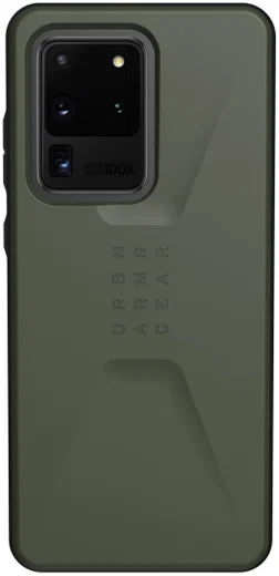 Urban Armor Gear Civilian Samsung Galaxy S20 Ultra Hoesje Olive afbeelding 2