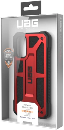 Urban Armor Gear Monarch Samsung Galaxy S20 Hoesje Crimson afbeelding 13