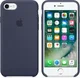 Originele Apple iPhone 8 / 7 Silicone Case Midnight Blue afbeelding 3