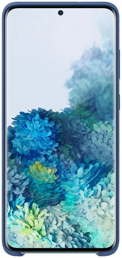 Origineel Samsung Galaxy S20 Plus Hoesje Silicone Cover Donker Blauw afbeelding 2