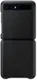Origineel Samsung Galaxy Z Flip Leather Cover Hoesje Zwart afbeelding 1