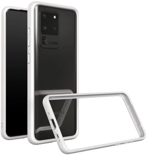 RhinoShield CrashGuard Samsung Galaxy S20 Ultra Hoesje Bumper Wit afbeelding 2