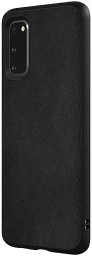 RhinoShield SolidSuit Samsung Galaxy S20 Hoesje Black Leather afbeelding 2