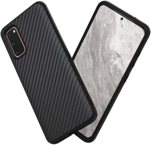 RhinoShield SolidSuit Samsung Galaxy S20 Hoesje Carbon Fiber afbeelding 1