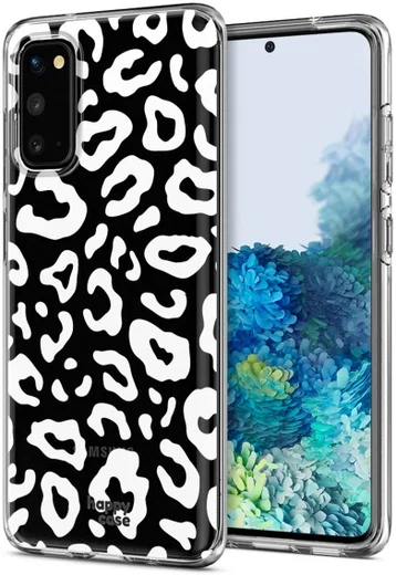 HappyCase Samsung Galaxy S20 Hoesje Flexibel TPU Luipaard Print afbeelding 2