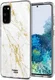 HappyCase Samsung Galaxy S20 Hoesje Flexibel TPU Wit Marmer Print afbeelding 2