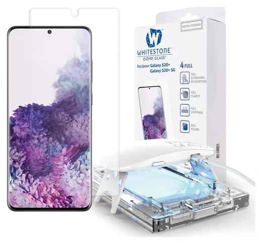 Whitestone Dome Glass Samsung Galaxy S20 Plus Screen Protector afbeelding 1