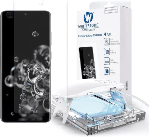 Whitestone Dome Glass Samsung Galaxy S20 Ultra Screen Protector afbeelding 1