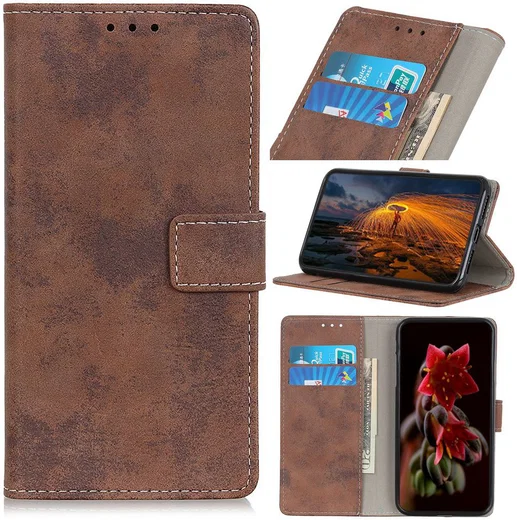 Samsung Galaxy S20 Plus Retro Portemonnee Hoesje Bruin afbeelding 11