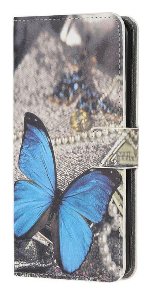 Samsung Galaxy S20 Hoesje Wallet Book Case Kunst Leer Print Vlinder afbeelding 1