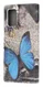Samsung Galaxy S20 Hoesje Wallet Book Case Kunst Leer Print Vlinder afbeelding 4
