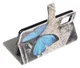 Samsung Galaxy S20 Hoesje Wallet Book Case Kunst Leer Print Vlinder afbeelding 2