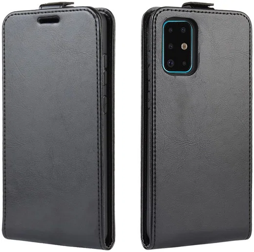 Samsung Galaxy S20 Plus Flip Hoesje Verticaal Zwart afbeelding 2