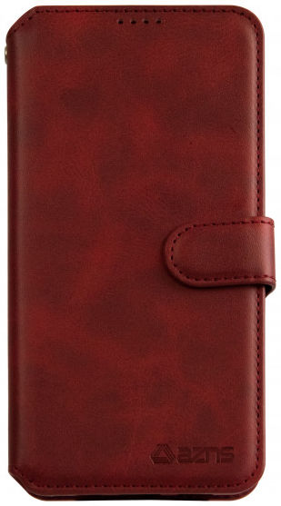 AZNS Samsung Galaxy S20 Plus Hoesje Wallet Case Kunst Leer Rood afbeelding 3