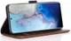 Samsung Galaxy S20 Hoesje Retro Wallet Book Case Kunst Leer Bruin afbeelding 3