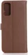 Samsung Galaxy S20 Hoesje Retro Wallet Book Case Kunst Leer Bruin afbeelding 4