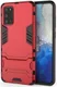 Samsung Galaxy S20 Plus Hybride Hoesje met Kickstand Rood afbeelding 1