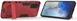 Samsung Galaxy S20 Plus Hybride Hoesje met Kickstand Rood afbeelding 2