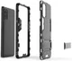 Samsung Galaxy S20 Hoesje Shock Proof Back Cover Met Kickstand Zwart afbeelding 5