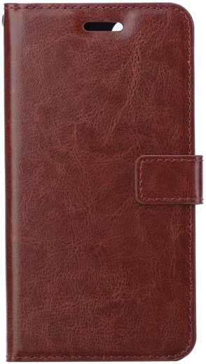 Samsung Galaxy S20 Hoesje Wallet Book Case Pasjes Kunst Leer Bruin afbeelding 2