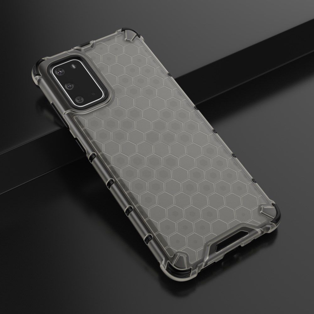 Samsung Galaxy S20 Plus Hybride Honinggraat Hoesje Grijs afbeelding 4