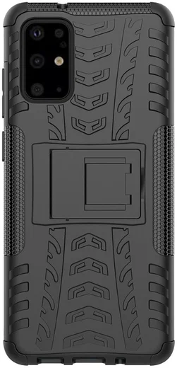Samsung Galaxy S20 Plus Hybride Kickstand Hoesje Zwart afbeelding 1