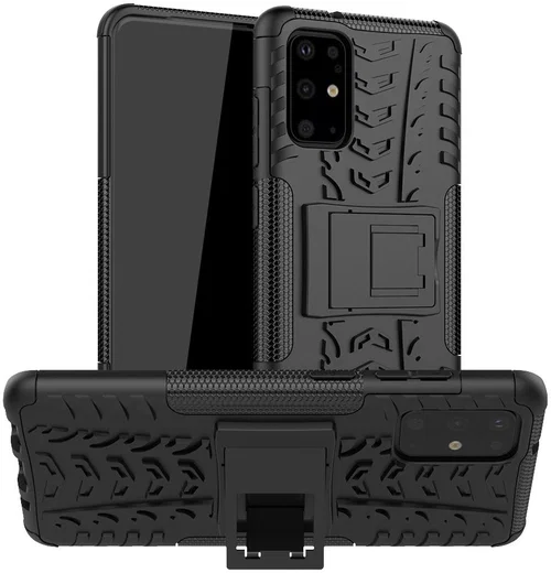Samsung Galaxy S20 Plus Hybride Kickstand Hoesje Zwart afbeelding 6