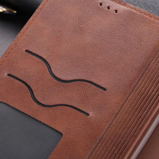 AZNS Samsung Galaxy S20 Plus Hoesje Wallet Book Case Kunst Leer Coffee afbeelding 10