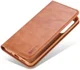 AZNS Samsung Galaxy S20 Plus Hoesje Wallet Book Case Kunst Leer Bruin afbeelding 2