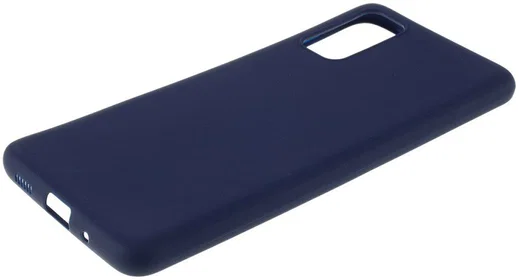 Samsung Galaxy S20 Hoesje Matte Flexibele TPU Back Cover Case Blauw afbeelding 4