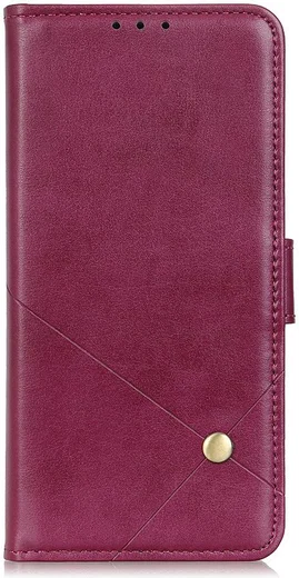 Samsung Galaxy S20 Hoesje Stand Portemonnee Pasjes Kunst Leer Rood afbeelding 2