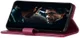 Samsung Galaxy S20 Hoesje Stand Portemonnee Pasjes Kunst Leer Rood afbeelding 3
