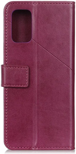 Samsung Galaxy S20 Hoesje Stand Portemonnee Pasjes Kunst Leer Rood afbeelding 7