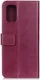 Samsung Galaxy S20 Hoesje Stand Portemonnee Pasjes Kunst Leer Rood afbeelding 7