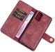 Samsung Galaxy S20 Plus Hoesje 2-in-1 Book Case en Back Cover Rood afbeelding 4