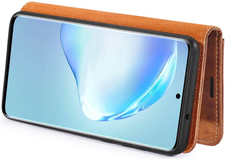 Samsung Galaxy S20 Plus Hoesje 2-in-1 Book Case en Back Cover Bruin afbeelding 5