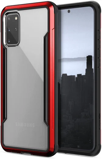 Raptic Shield Samsung Galaxy S20 Plus Case Militair Getest Rood afbeelding 2