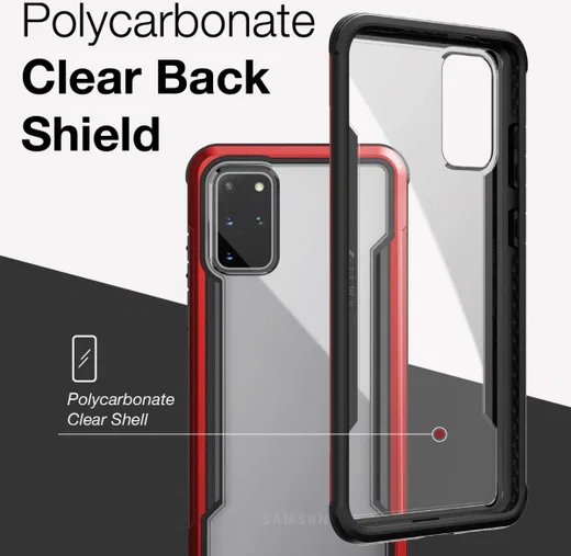 Raptic Shield Samsung Galaxy S20 Plus Case Militair Getest Rood afbeelding 7